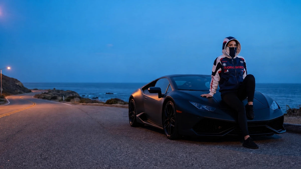 ZIP UP. MASK ON.